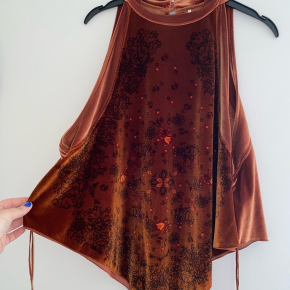 Free People Bandana Velvet Tank - Picture 3 of 7